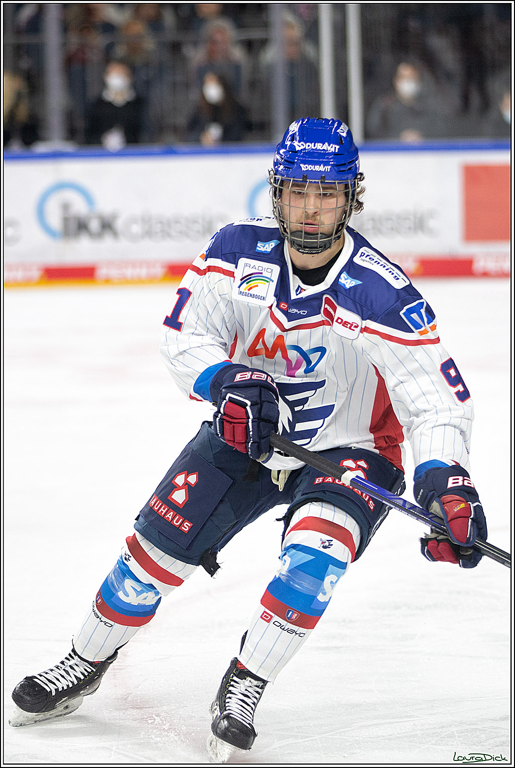PENNY DEL; Koelner Haie- Adler Mannheim; Koeln, 02.01.2022